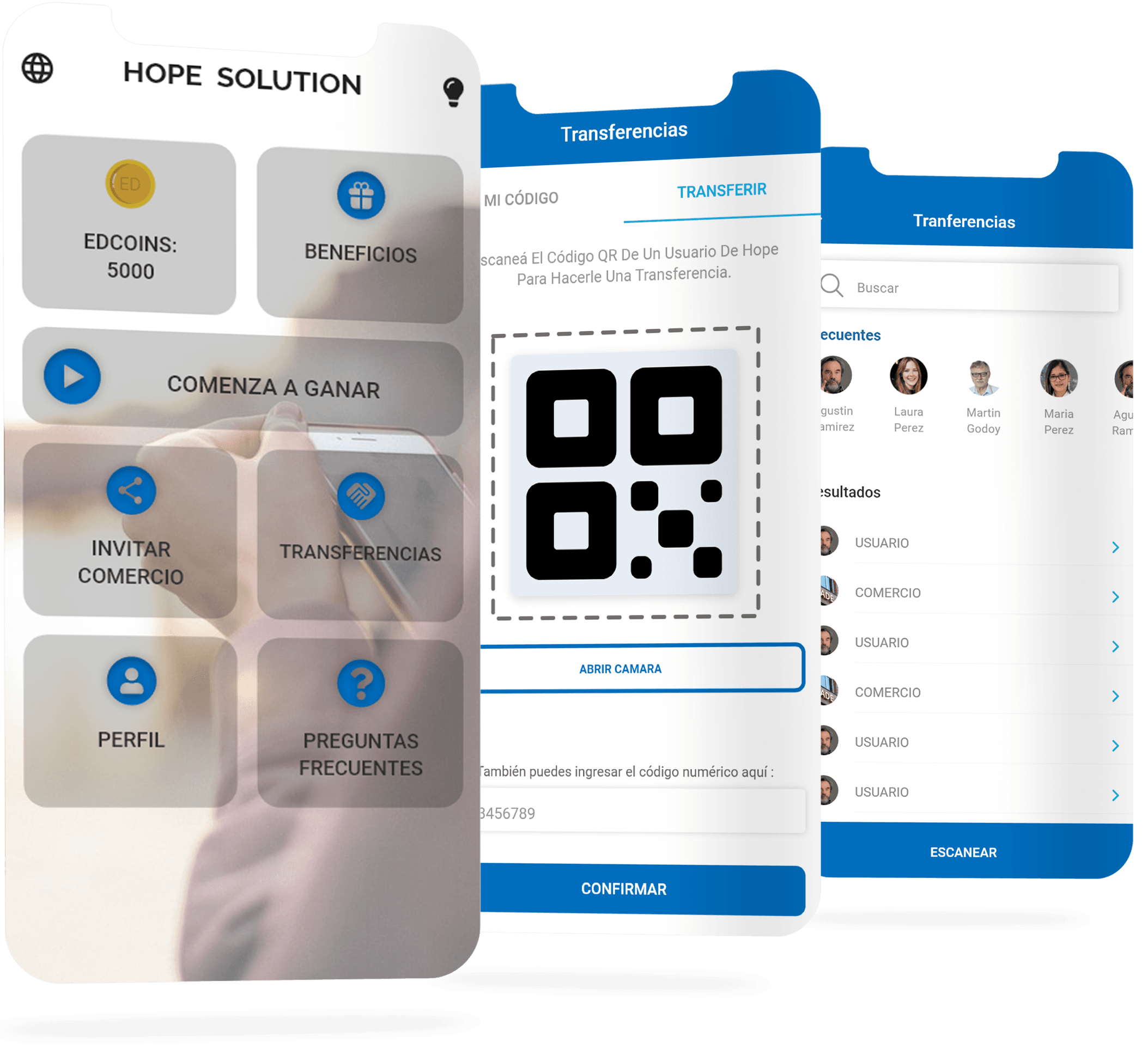 Hope App project screenshot