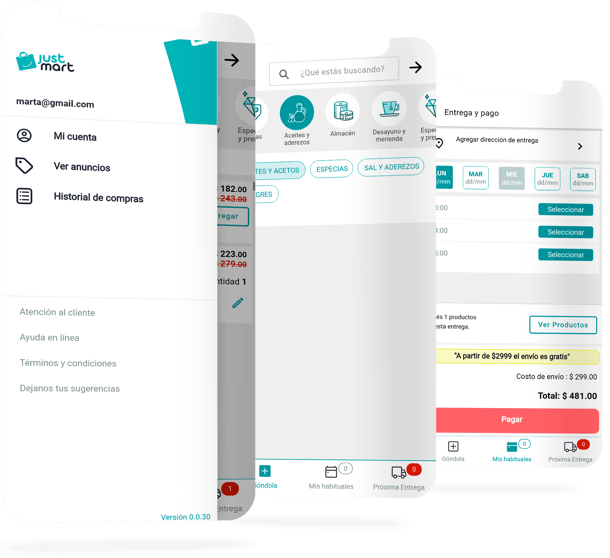 JUSTMART project screenshot