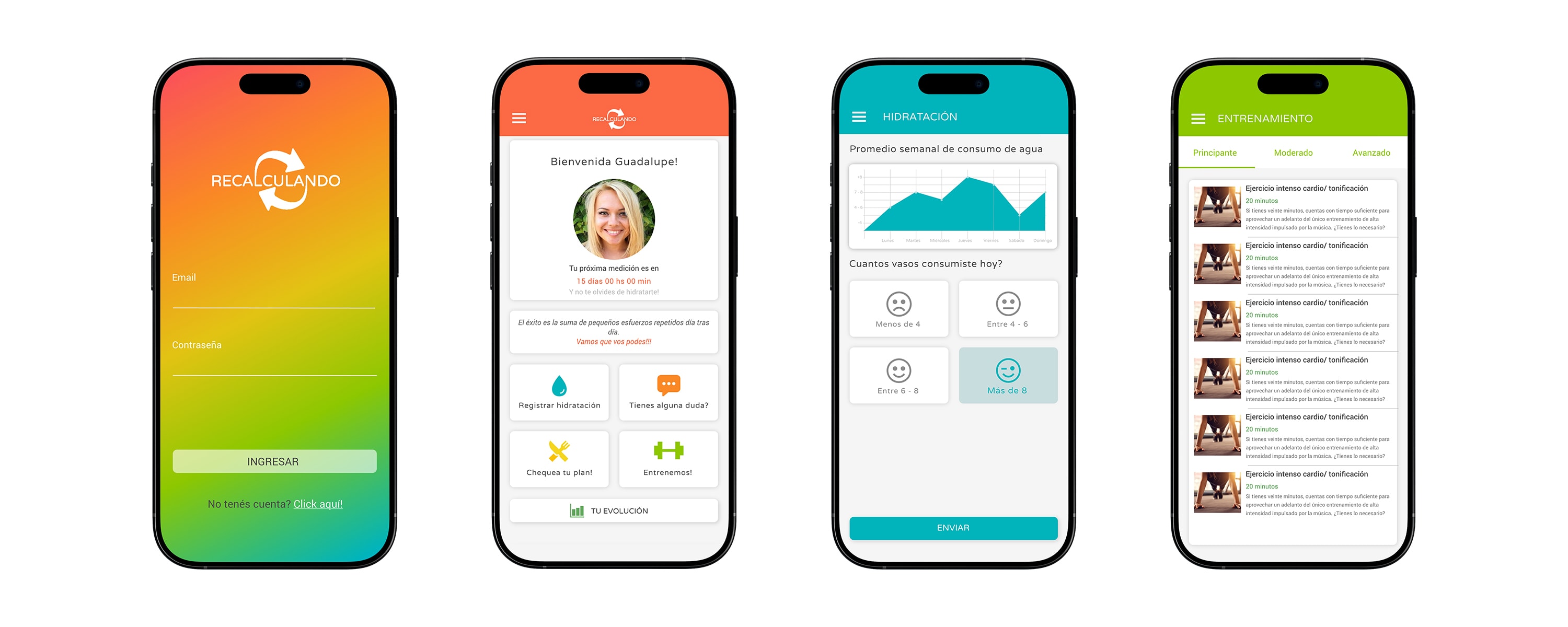 Tu nutrición y entrenamiento, en una sola app Screenshot 2