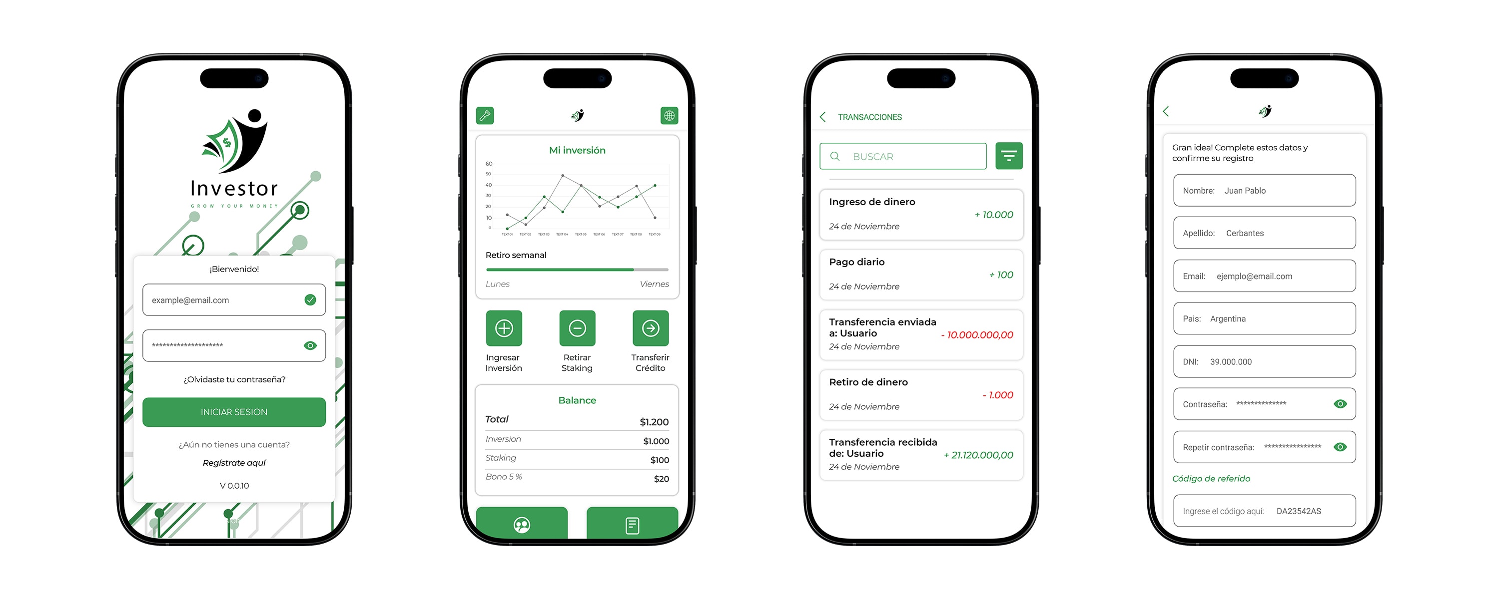 Gestioná tus inversiones y ganancias desde una sola app Screenshot 2