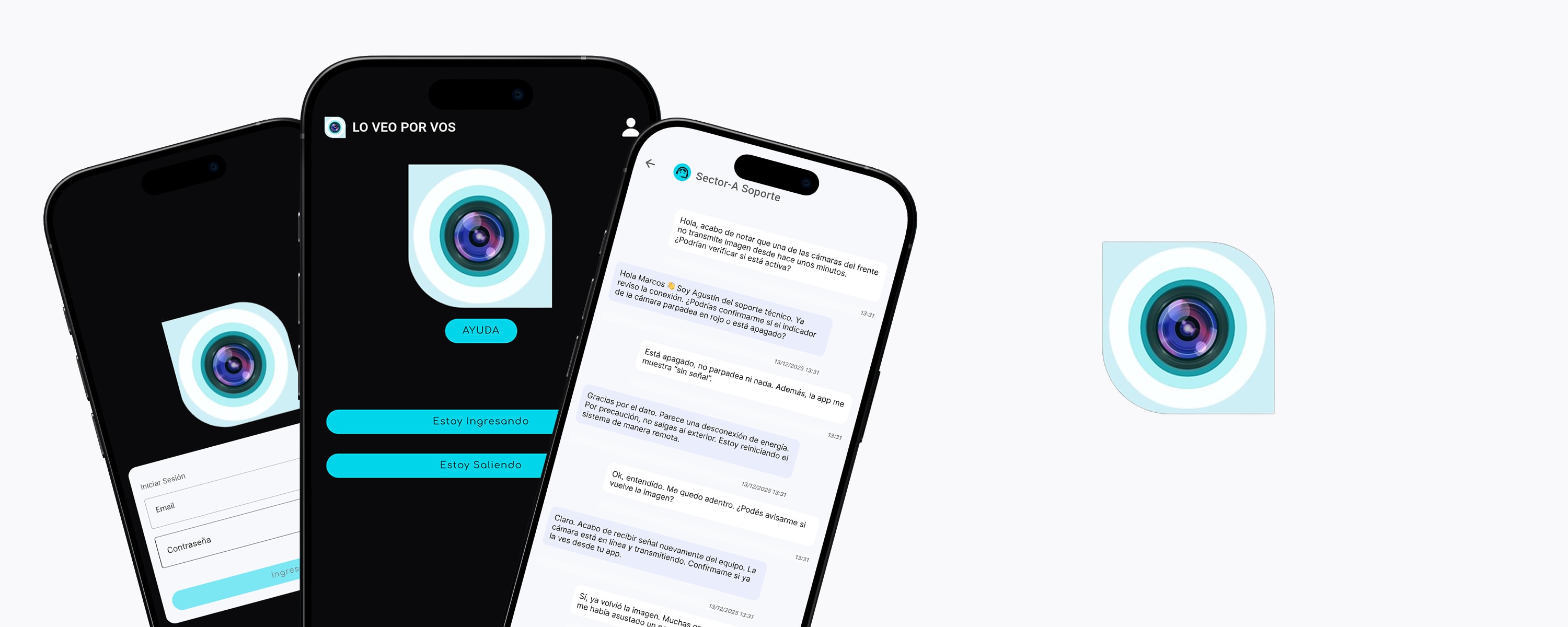 App de monitoreo inteligente para prevenir robos en empresas y comercios Screenshot 1